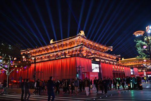 航拍西安网红景点图片,古都新颜，穿越时空的视觉盛宴